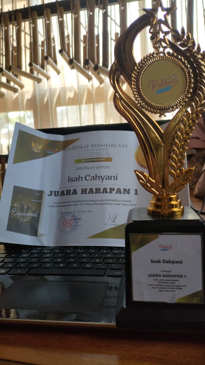 Prof. Dr. Isah Cahyani, M.Pd., Dosen Prodi Pendidikan Bahasa dan Sastra Indonesia, Raih Juara Harapan 1 dalam Antologi Nasional “SEPENGGAL KISAH”